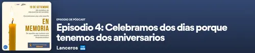 Celebramos dos dias porque tenemos dos aniversarios